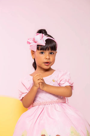 Vestido Banana Club Bosque Encantado Rosa