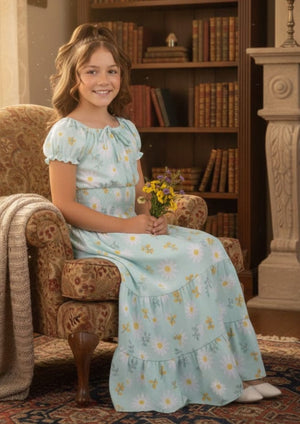 Vestido longo Lastex Verde Claro