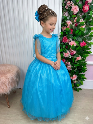 Vestido Marie Longo Mel Azul Tiffany