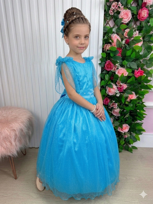 Vestido Marie Longo Mel Azul Tiffany