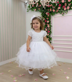 Vestido Bella Child Lavínia Branco