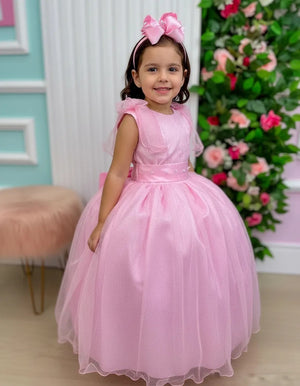 Vestido Marie Longo Mel Rosa Bebe