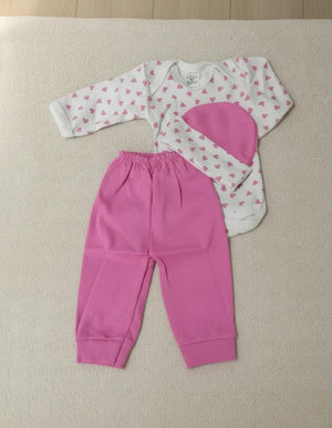 Conjunto 3 PÇ Manga Longa Feminino