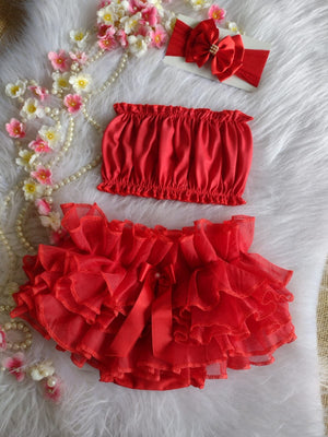 Kit Calcinha Bunda Rica Frufru 3 Peças