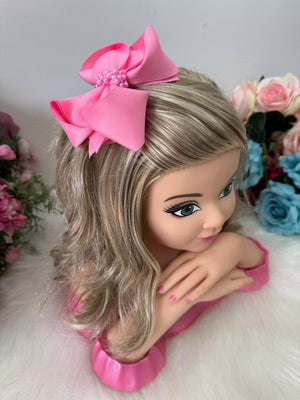 Laço Belli Perolas Maria Eduarda Rosa Bebe