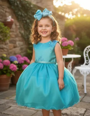 Vestindo Infantil corpo rendado Enjoy Bebê Amber verde