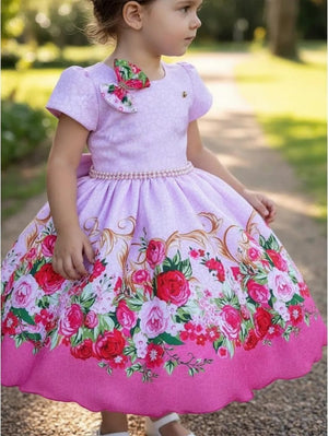 Vestido Infantil Floral Mimadine