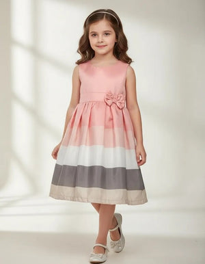 Vestido Luna Saia Listrada