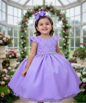 Vestido Ysa Kids Francine Lilas