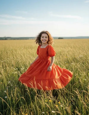 Vestido Infantil Kids Crepinho