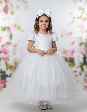 Vestido Enjoy Longo Branco Babadinho