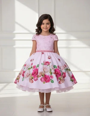 Vestido Infantil Floral Mimadine
