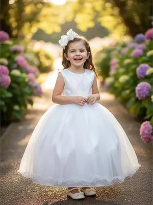 Vestido Infantil Enjoy Juvenil Helena Peito Bordado