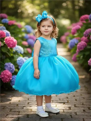 Vestido Infantil Enjoy Amber Azul