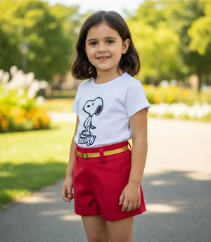 Conjunto Infantil Verão Snoopy