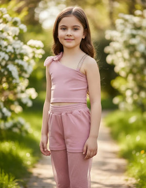 Conjunto Canelado Com Calça