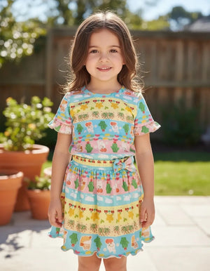 Conjunto Verão Menina Clarice Suplex