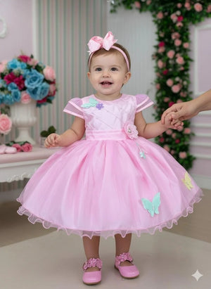 Vestido Marie Jardim Encantado Flores