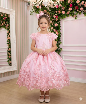 Vestido Marie Realeza Mari Rosa Bebe