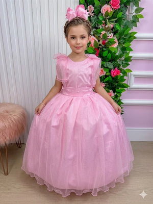 Vestido Marie Longo Mel Rosa Bebe