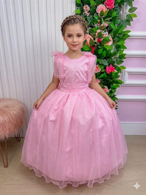 Vestido Marie Longo Mel Rosa Bebe