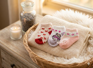 kit com 3 pares de meia veste de 4 meses há 1 ano