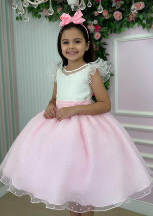 Vestido Mini Miss Betani Rosa Bebe