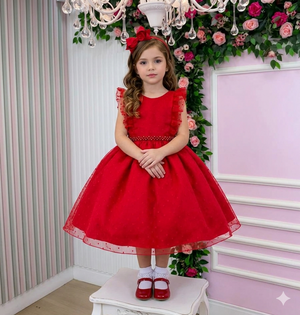 Vestido Mini Miss Ana Julia Vermelho