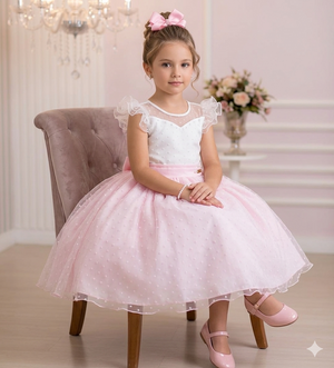 Vestido Mini Miss Betani Rosa Bebe