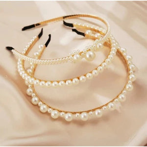 Tiaras Delicada infantil Pérola Luxo Arco Cabelo