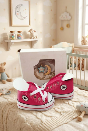 Tenis all star Cano Alto Vermelho em corino