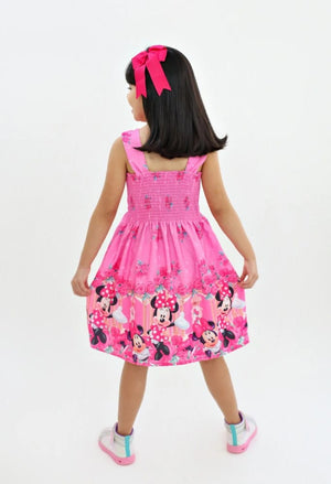Vestido Temático Infantil Minnie