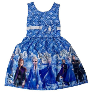 Vestido Temático Frozen