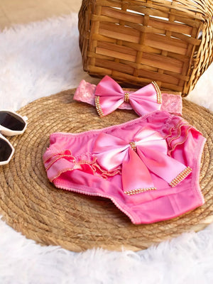 Calcinha Bunda Rica Com Faixa De Bebê Menina