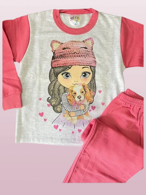 Conjunto De Moletom Para Menina