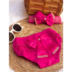 Calcinha Bunda Rica Com Faixa De Bebê Menina