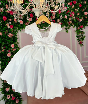 Vestido Branco Infantil Lele Encanto
