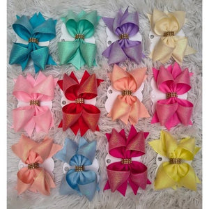 Laço De Cabelo Infantil Com Clipe, Estilo Boutique – Elegância