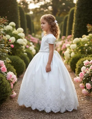 Vestido Longo Branco Enjoy kids