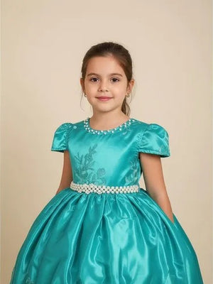 Vestido Enjoy Longo Sofia Verde tiffany