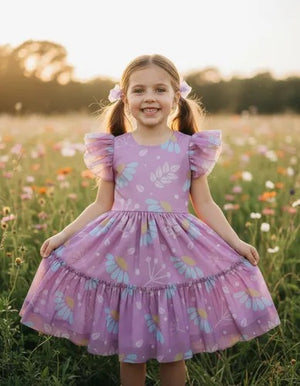 Vestido Infantil 2 Maria Estampado Floral