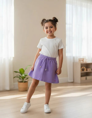 Saia Moletom Infantil Menina