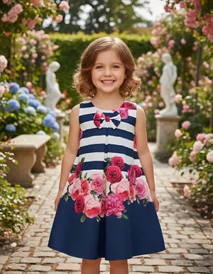 Vestido Trapézio  (a estampa pode variar)