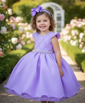 Vestido Ysa Kids Francine Lilas