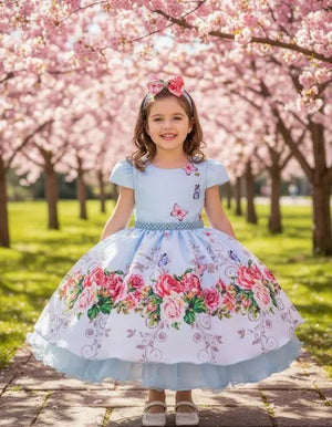 Vestido Jardim Barra De Flores