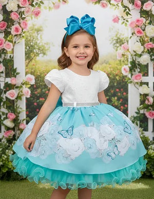 Vestido Menina Bonita Com Lese