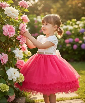 Vestido Luxo Aplicação e Tule