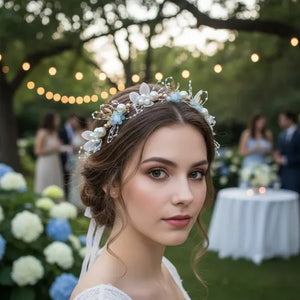 Tiara Infantil Daminha de Honra Coroa Noiva Ensaio Fotográfico Batizado Festa Casamento