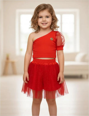 Conjunto Canelado Com Shorts