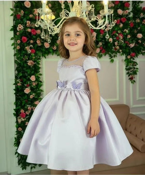 Vestido lilàs Infantil Lele Encanto